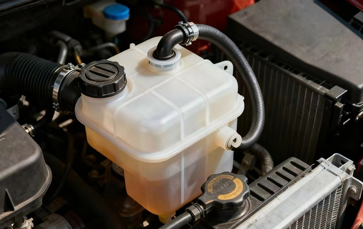 The Engine's “Pressure Regulator”: How the Expansion Tank and Radiator Cap Work Together.