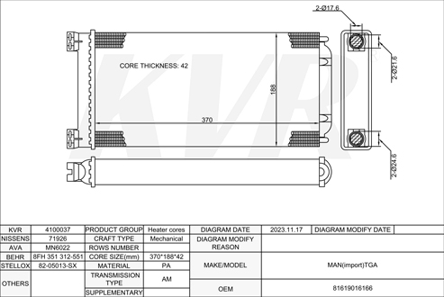 MAN,2000- D 2840 LF25 HEATER