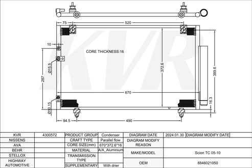 SCION,CONDENSER