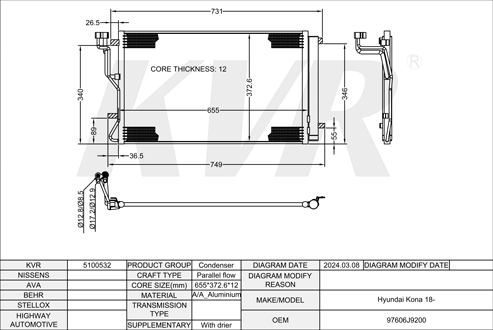 HYUNDAI,2018- CONDENSER