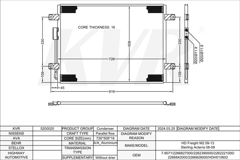 Sterling,2008-19 CONDENSER