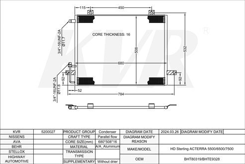 Sterling,2005-07 CONDENSER