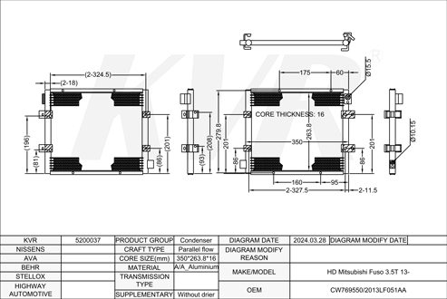 MITSUBISHI,2013- CONDENSER