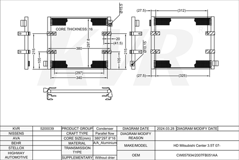 MITSUBISHI,2007- CONDENSER