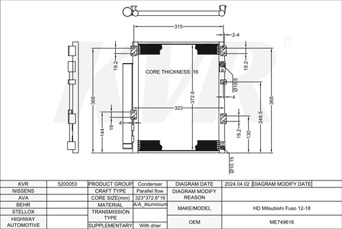 MITSUBISHI,2012-18 CONDENSER