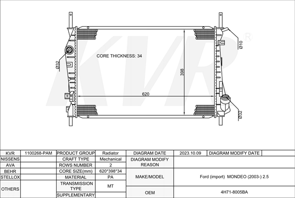 FORD RADIATOR