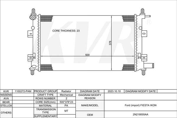 FORD RADIATOR