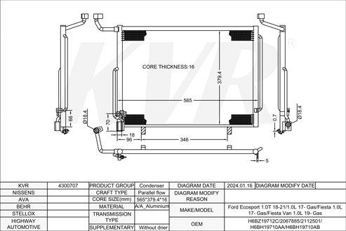 FORD,CONDENSER